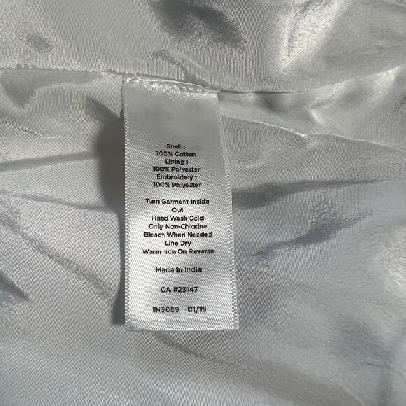 Talbots Pleated Floral-Border Skirt Size 6P Easter Preppy Office Knee Length - Picture 10 of 12